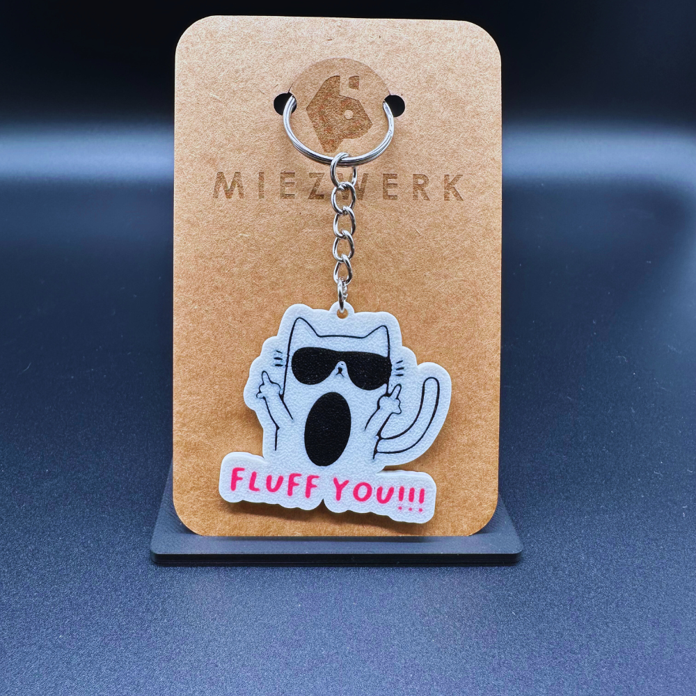 “Fluff You” keychain