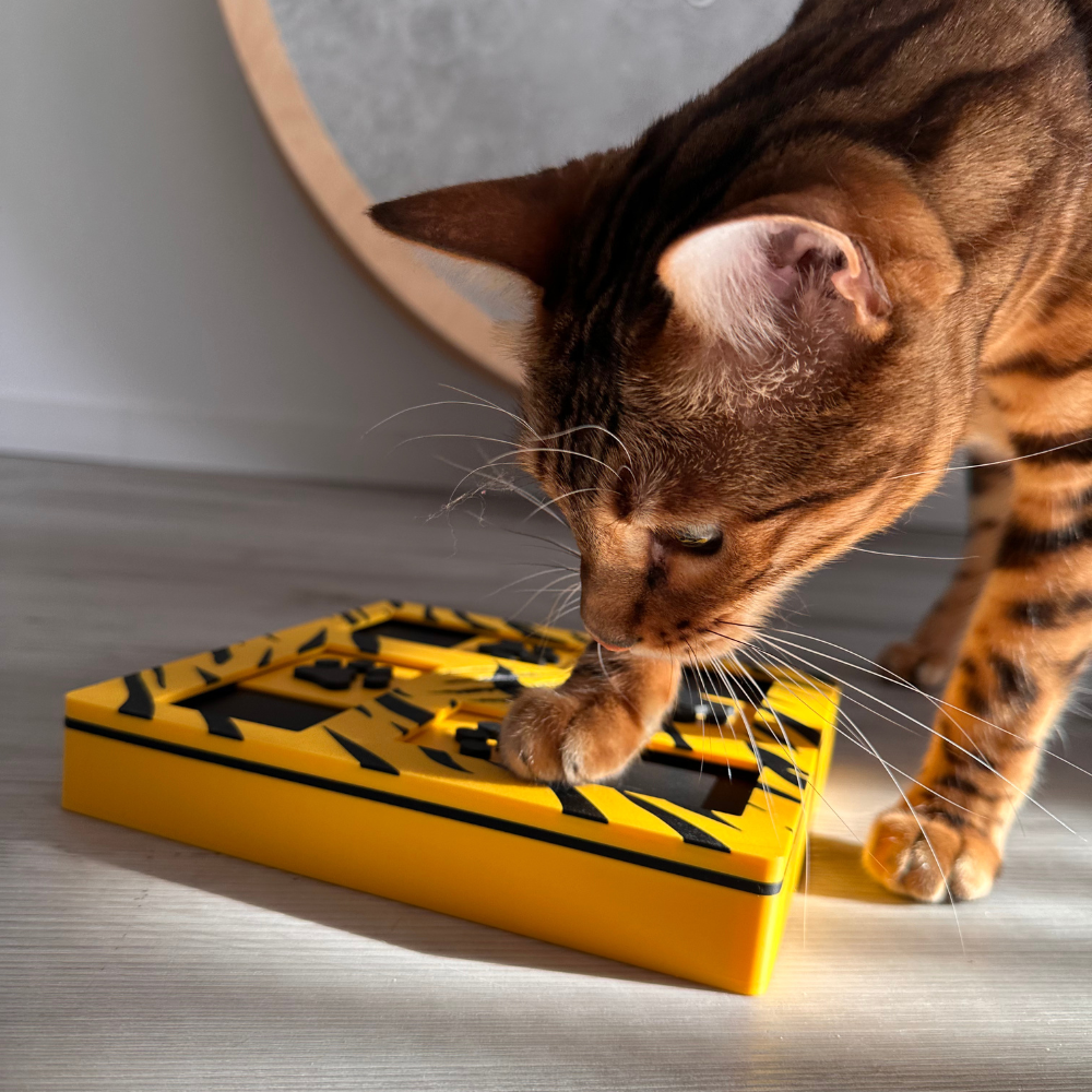 Intelligenzspielzeug für Katzen - Tiger Slider